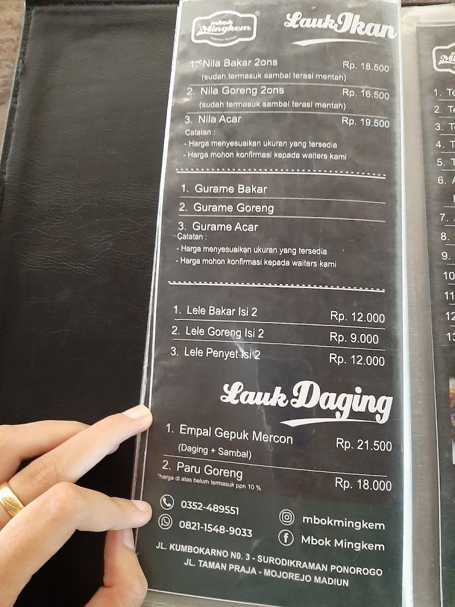 Menu Mbok Mingkem ‐ ꦩ꧀ꦧꦺꦴꦏ꧀ꦩꦶꦁꦏꦼꦩ꧀-10