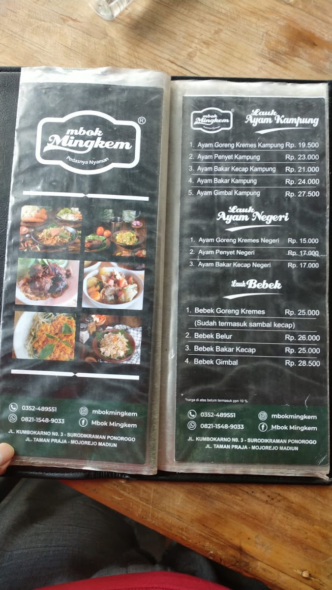 Menu Mbok Mingkem ‐ ꦩ꧀ꦧꦺꦴꦏ꧀ꦩꦶꦁꦏꦼꦩ꧀-3