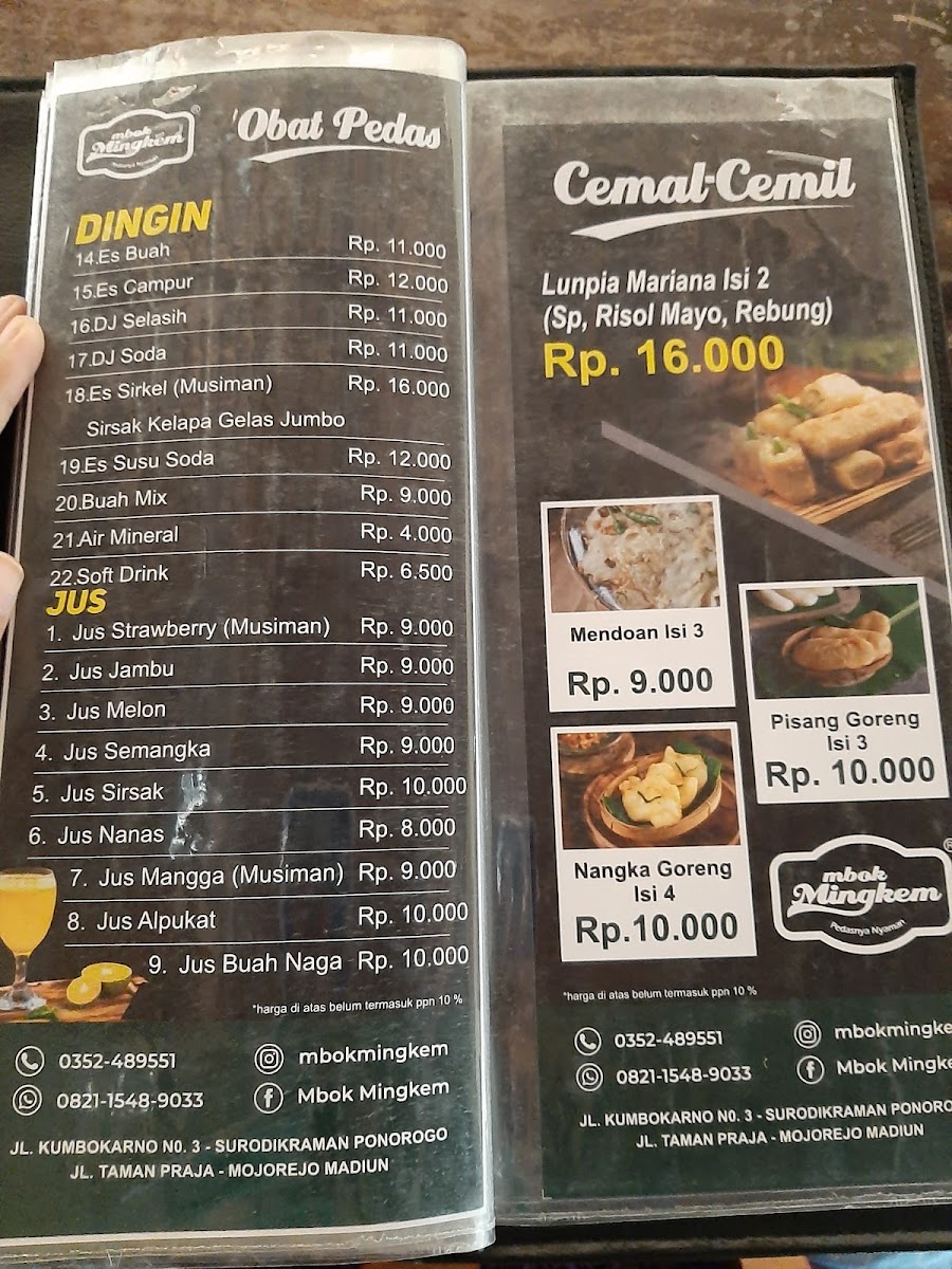 Menu Mbok Mingkem ‐ ꦩ꧀ꦧꦺꦴꦏ꧀ꦩꦶꦁꦏꦼꦩ꧀-5