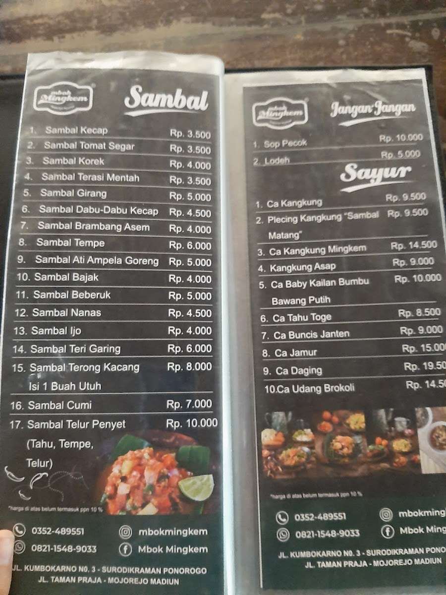 Menu Mbok Mingkem ‐ ꦩ꧀ꦧꦺꦴꦏ꧀ꦩꦶꦁꦏꦼꦩ꧀-6