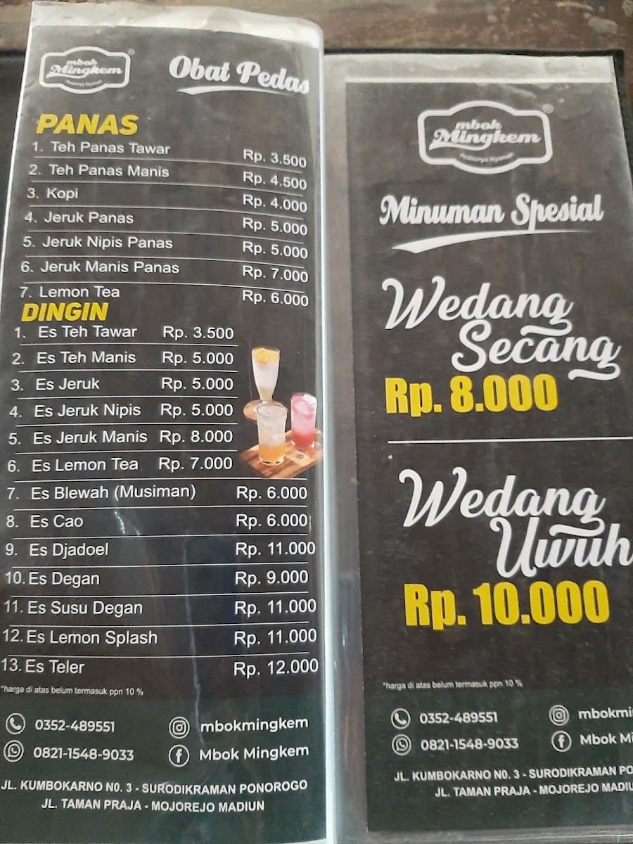 Menu Mbok Mingkem ‐ ꦩ꧀ꦧꦺꦴꦏ꧀ꦩꦶꦁꦏꦼꦩ꧀-7