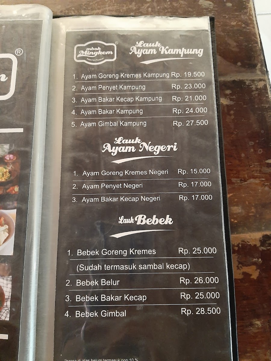 Menu Mbok Mingkem ‐ ꦩ꧀ꦧꦺꦴꦏ꧀ꦩꦶꦁꦏꦼꦩ꧀-8