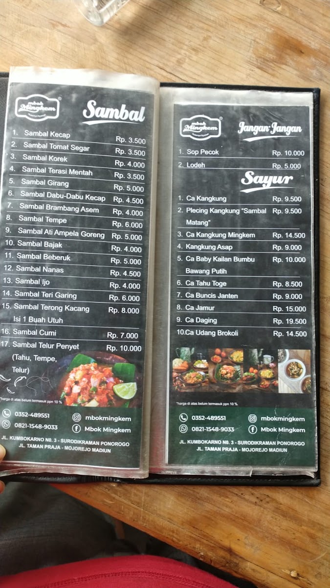 Menu Mbok Mingkem ‐ ꦩ꧀ꦧꦺꦴꦏ꧀ꦩꦶꦁꦏꦼꦩ꧀-9